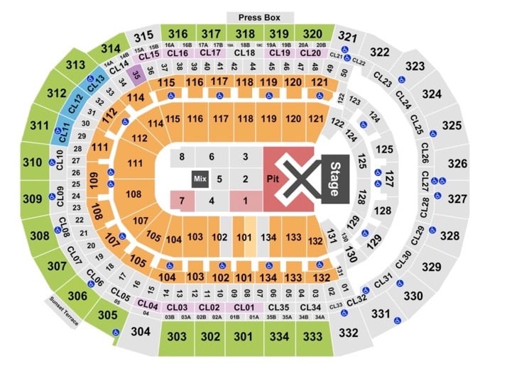 Where To Find FLA Live Arena Premium Seating and Club Options